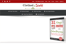 Tablet Screenshot of clothedinscarlet.org